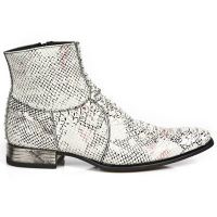  M.2609-C5 PITON BLANCO NEGR VIP1 SUELA ACERO TACON VIP ACERO - 