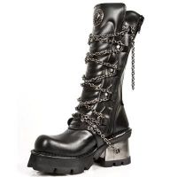 Сапоги M.1017-C1 ITALI NEGRO, PLANING NEW NEGRO M8 ACERO New Rock M.1017-C1 - маленькая картинка
