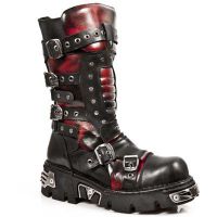 Сапоги M.1020-R2 ITALI NEGRO, PULIK ROJO, REACTOR NEGRO TOBERAS New Rock M.1020-R2 - маленькая картинка