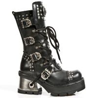 Сапоги M.1029-C1 NOMADA NEGRO ITALI NEGRO PLANING NEG NEW M8 ACERO New Rock M.1029-C1 - маленькая картинка
