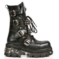 Ботинки M.1037-C10 ITALI NEGRO, NOMADA NEGRO, REACTOR NEGRO TOBERAS New Rock M.1037-C10 - маленькая картинка