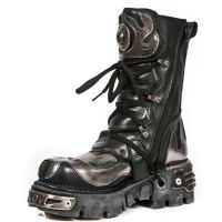 Ботинки M.107-R5 ITALI NEGRO ESPEJO ACERO REACTOR NEGRO TOBERAS ORIF New Rock M.107-R5 - маленькая картинка
