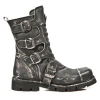 Ботинки M.1471MTL-C1 VINTAGE RASPADO NEGRO, PLANING NEGRO SIN New Rock M.1471MTL-C1 - маленькая картинка