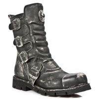 Ботинки M.1471MTL-C1 VINTAGE RASPADO NEGRO, PLANING NEGRO SIN New Rock M.1471MTL-C1 - маленькая картинка