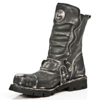 Ботинки M.1471MTL-C1 VINTAGE RASPADO NEGRO, PLANING NEGRO SIN New Rock M.1471MTL-C1 - маленькая картинка
