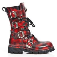 Ботинки M.1473-C11 PULIK ROJO PLANING NEGRO SIN COMFORT PLUS New Rock M.1473-C11 - маленькая картинка
