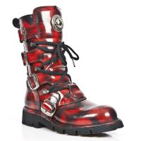 Ботинки M.1473-C11 PULIK ROJO PLANING NEGRO SIN COMFORT PLUS New Rock M.1473-C11 - маленькая картинка