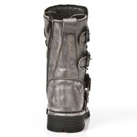 Ботинки M.1473-C19 VINTAGE RASPADO ACERO PLANING NEGRO SIN COMFORT P New Rock M.1473-C19 - маленькая картинка