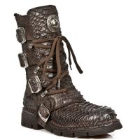 Ботинки M.1473-C23 PITON RAW MARRON PLANING MARRON SIN COMFORT PLUS New Rock M.1473-C23 - маленькая картинка