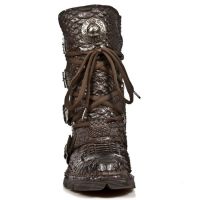 Ботинки M.1473-C23 PITON RAW MARRON PLANING MARRON SIN COMFORT PLUS New Rock M.1473-C23 - маленькая картинка