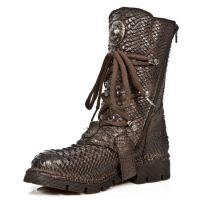 Ботинки M.1473-C23 PITON RAW MARRON PLANING MARRON SIN COMFORT PLUS New Rock M.1473-C23 - маленькая картинка