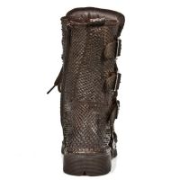 Ботинки M.1473-C23 PITON RAW MARRON PLANING MARRON SIN COMFORT PLUS New Rock M.1473-C23 - маленькая картинка