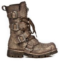 Ботинки M.1473-C24 PITON RAW MARRON COBRE PLANING MARRON SIN COMFORT New Rock M.1473-C24 - маленькая картинка