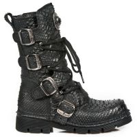 Ботинки M.1473-C25 PITON RAW NEGRO PLANING NEGRO SIN COMFORT PLUS New Rock M.1473-C25 - маленькая картинка