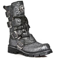 Ботинки M.1473-C26 PITON RAW NEGRO PLOMO PLANING NEGRO SIN COMFORT P New Rock M.1473-C26 - маленькая картинка
