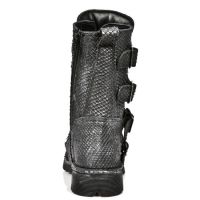 Ботинки M.1473-C26 PITON RAW NEGRO PLOMO PLANING NEGRO SIN COMFORT P New Rock M.1473-C26 - маленькая картинка