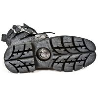 Ботинки M.1473-C26 PITON RAW NEGRO PLOMO PLANING NEGRO SIN COMFORT P New Rock M.1473-C26 - маленькая картинка