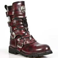 Ботинки M.1473-C4 PULIK BURDEOS PLANING NEGRO SIN COMFORT PLUS New Rock M.1473-C4 - маленькая картинка