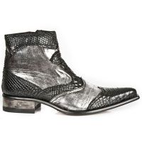 Ботинки M.2283-R4 PITON NEGRO BOX PLAMANE SUELA SOL TACON M2 ACERO New Rock M.2283-R4 - маленькая картинка