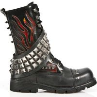 Сапоги M.262-C3 ITALI NOMADA NEGRO PULIK FUEGO PLANING NEGRO SIN CO New Rock M.262-C3 - маленькая картинка