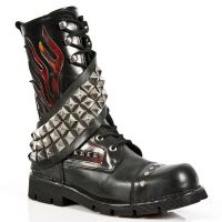 Сапоги M.262-C3 ITALI NOMADA NEGRO PULIK FUEGO PLANING NEGRO SIN CO New Rock M.262-C3 - маленькая картинка
