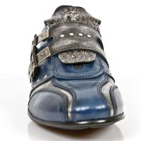 Туфли M.2715-C8 NOMADA AZUL BOX PLANE COCO RED PLATA SNOB T ACERO New Rock M.2715-C8 - маленькая картинка