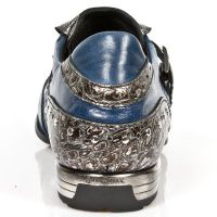 Туфли M.2715-C8 NOMADA AZUL BOX PLANE COCO RED PLATA SNOB T ACERO New Rock M.2715-C8 - маленькая картинка