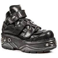 Ботинки M.285-C3 ITALI NEGRO, NOMADA NEGRO, TURBO NEGRO TOB ORI New Rock M.285-C3 - маленькая картинка
