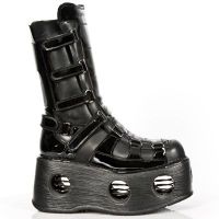  M.309 ITALI NEGRO, CHAROL NEGRO LISO, NEW SPACE - 