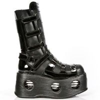 Ботинки M.309 ITALI NEGRO, CHAROL NEGRO LISO, NEW SPACE New Rock M.309-C4 - маленькая картинка