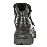 Ботинки M.322-R1 ITALI NEGRO ANTIC ACERO TOWER NEGRO LATERAL New Rock M.322-R1 - маленькая картинка