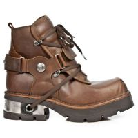Ботинки M.334-C3 ALASKA CUERO, PLANING MARRON NEW M3 ACERO ORIF New Rock M.334-C3 - маленькая картинка