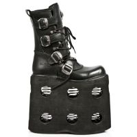 Ботинки ITALI Y NOMADA NEGRO NEPTUNO10 NEG (35 days of service time) New Rock M.373-C330 - маленькая картинка