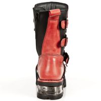 Ботинки M.373-C35 ITALI NEGRO ALASKA ROJO PLANING NEGRO NEW M3 ACERO New Rock M.373-C35 - маленькая картинка