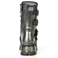 Ботинки M.373-C51 ANTIK ACERO REACTOR NEGRO TOBERAS ORIFICIO Y CANAL New Rock M.373-C51 - маленькая картинка