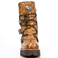 Ботинки M.373-C53 VINTAGE FLOWER CUERO PLANING MARRON NEW M3 ACERO New Rock M.373-C53 - маленькая картинка