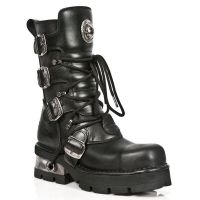 Ботинки M.373MT-C1 ITALI NEGRO,NOMADA NEGRO, PLANING NEGRO M3 ACERO New Rock M.373MT-C1 - маленькая картинка