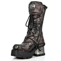  M.373-Q1 VINTAGE FLOWER ROJO PLANING NEW NEGRO M8 ACERO New Rock M.373-Q1 -  