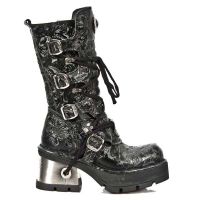 Ботинки M.373-Q3 VINTAGE FLOWER NEGRO PLANING NEW NEGRO M8 ACERO New Rock M.373-Q3 - маленькая картинка