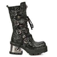  M.373-QS3 VINTAGE FLOWER NEGRO, PLANING NEGRO M8 ACERO - 