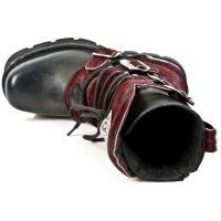 Ботинки M.373-R460 ITALI NEGRO PELO LEOPARDO ROJO PLANING NEG NEW M3 New Rock M.373-R460 - маленькая картинка