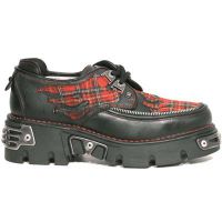  387 ITALI NEGRO TELA ESCOCESA ROJA REACTOR NEGRO TOBERAS - 