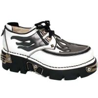  387 ANTIK BLANCO Y ACERO REACTOR NEGRO TOBERAS - 
