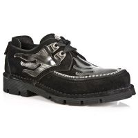 Ботинки M.387-C6 ANTE NEGRO PULIK ACERO PLANING NEGRO SIN COMFORT PL New Rock M.387-C6 - маленькая картинка