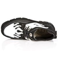 Ботинки M.387-C8 ANTE NEGRO NAPA BLANCA PLANING NEGRO SIN COMFORT PL New Rock M.387-C8 - маленькая картинка