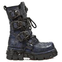 Ботинки M.391-S20 BARROCK PULIK AZUL, REACTOR N.TOBERAS ORF OXIDO MI New Rock M.391-S20 - маленькая картинка