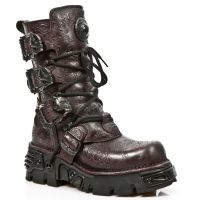 Ботинки M.391-S23 BARROCK PULIK VINO, REACTOR N TOBE ORIF OXIDO MIL New Rock M.391-S23 - маленькая картинка