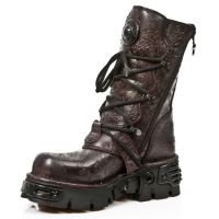 Ботинки M.391-S23 BARROCK PULIK VINO, REACTOR N TOBE ORIF OXIDO MIL New Rock M.391-S23 - маленькая картинка