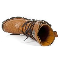 Ботинки M.391-S3 VINTAGE FLOWER CUERO, REACTOR MARRON TOBERAS ORIF New Rock M.391-S3 - маленькая картинка