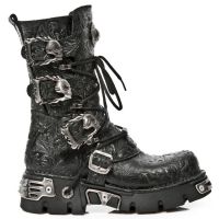 Ботинки M.391-S4 VINTAGE FLOWER NEGRO, REACTOR NEGRO TOBERAS ORIF New Rock M.391-S4 - маленькая картинка